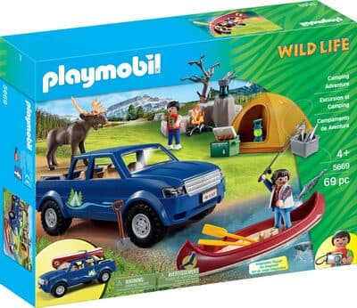 Campingausflug mit Pick-Up