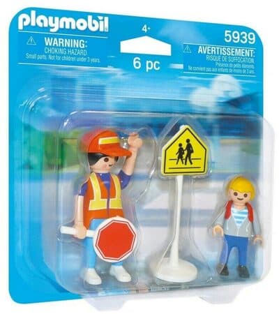 Duo Pack Verkehrshelfer und Schulkind