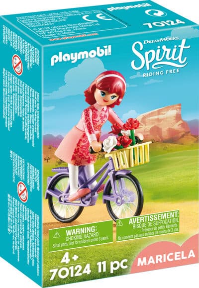 Maricela mit Fahrrad