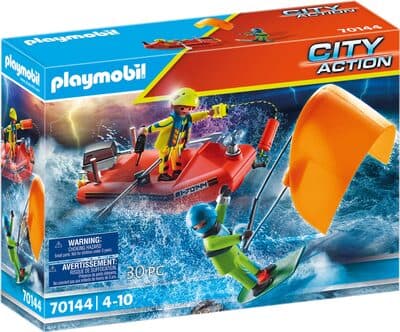 Seenot: Kitesurfer-Rettung mit Boot