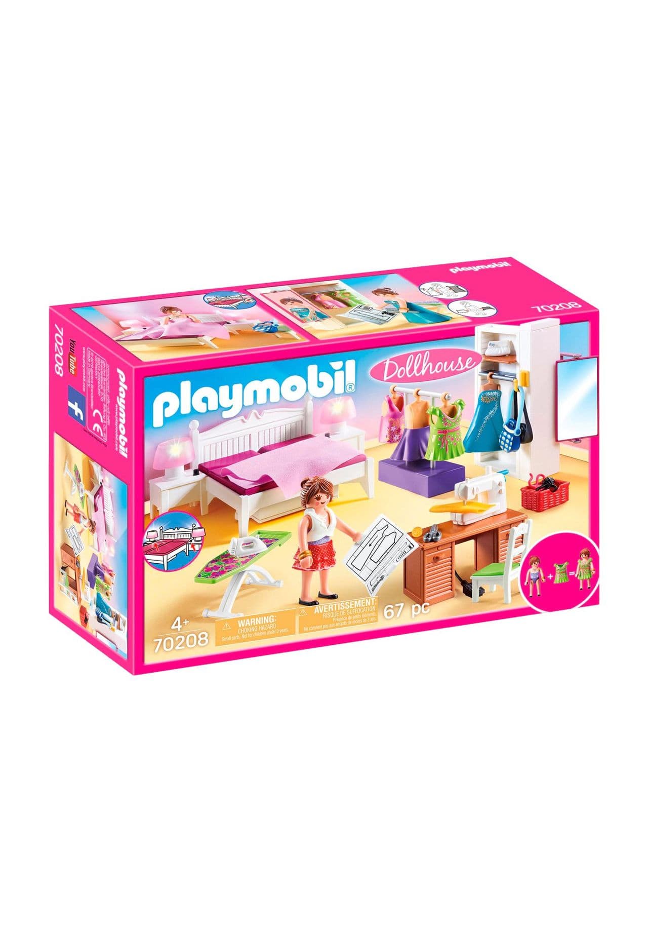 Dollhouse - Schlafzimmer mit Nähecke