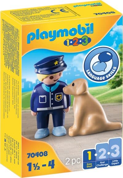 Polizist mit Hund