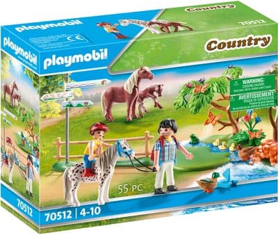 Fröhlicher Ponyausflug