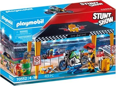Stuntshow Werkstattzelt