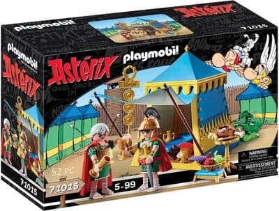 Asterix: Anführerzelt mit Generälen