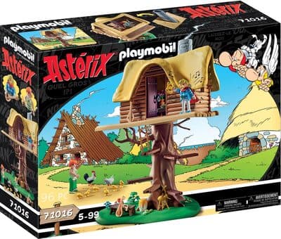 Asterix: Troubadix mit Baumhaus