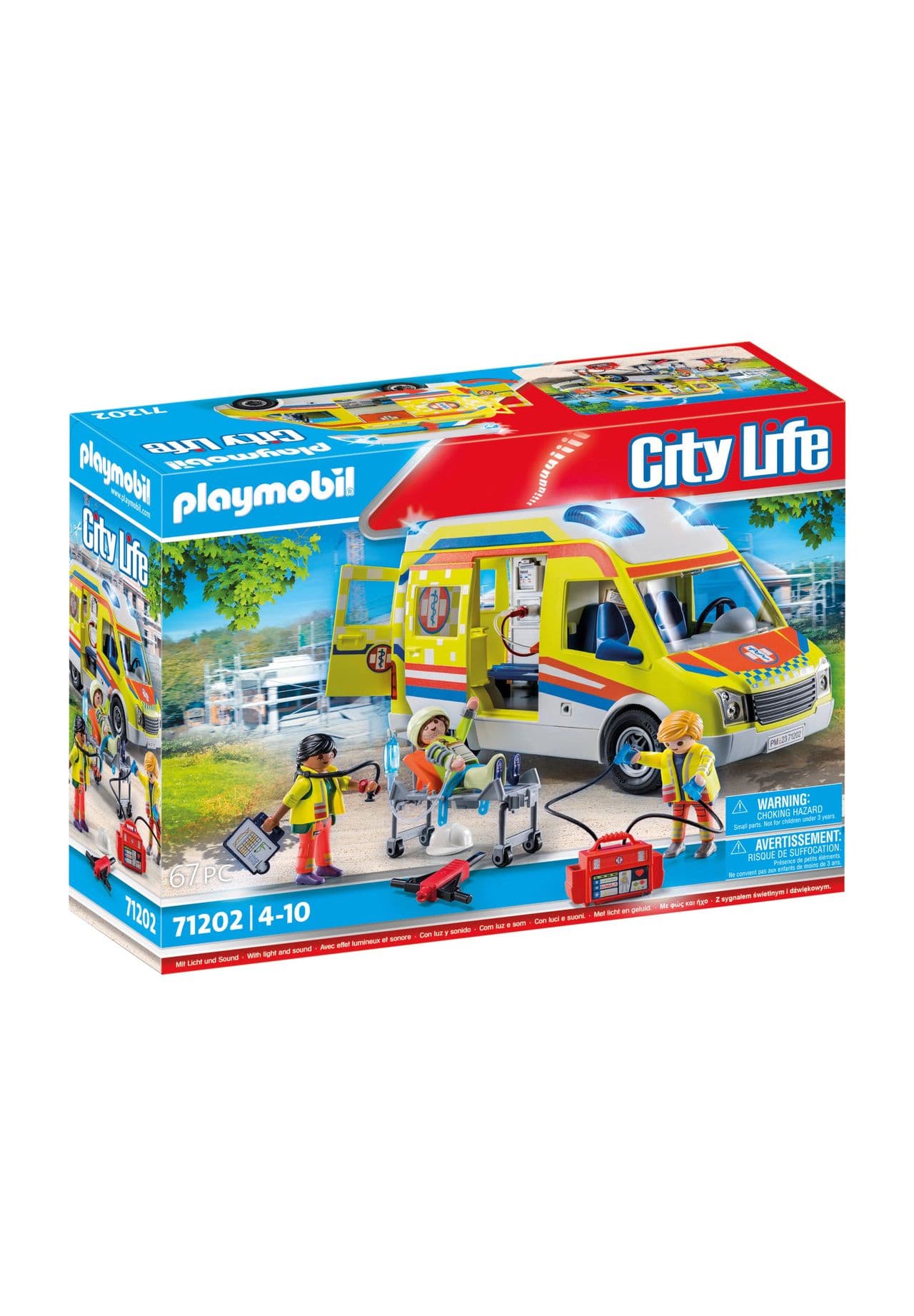 City Life - Rettungswagen mit Licht und Sound
