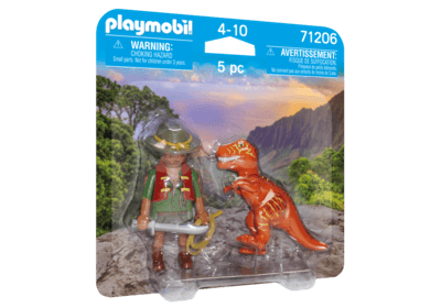 Abenteurer mit T-Rex