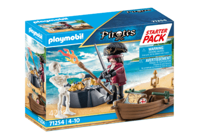 Starter Pack Pirat mit Ruderboot
