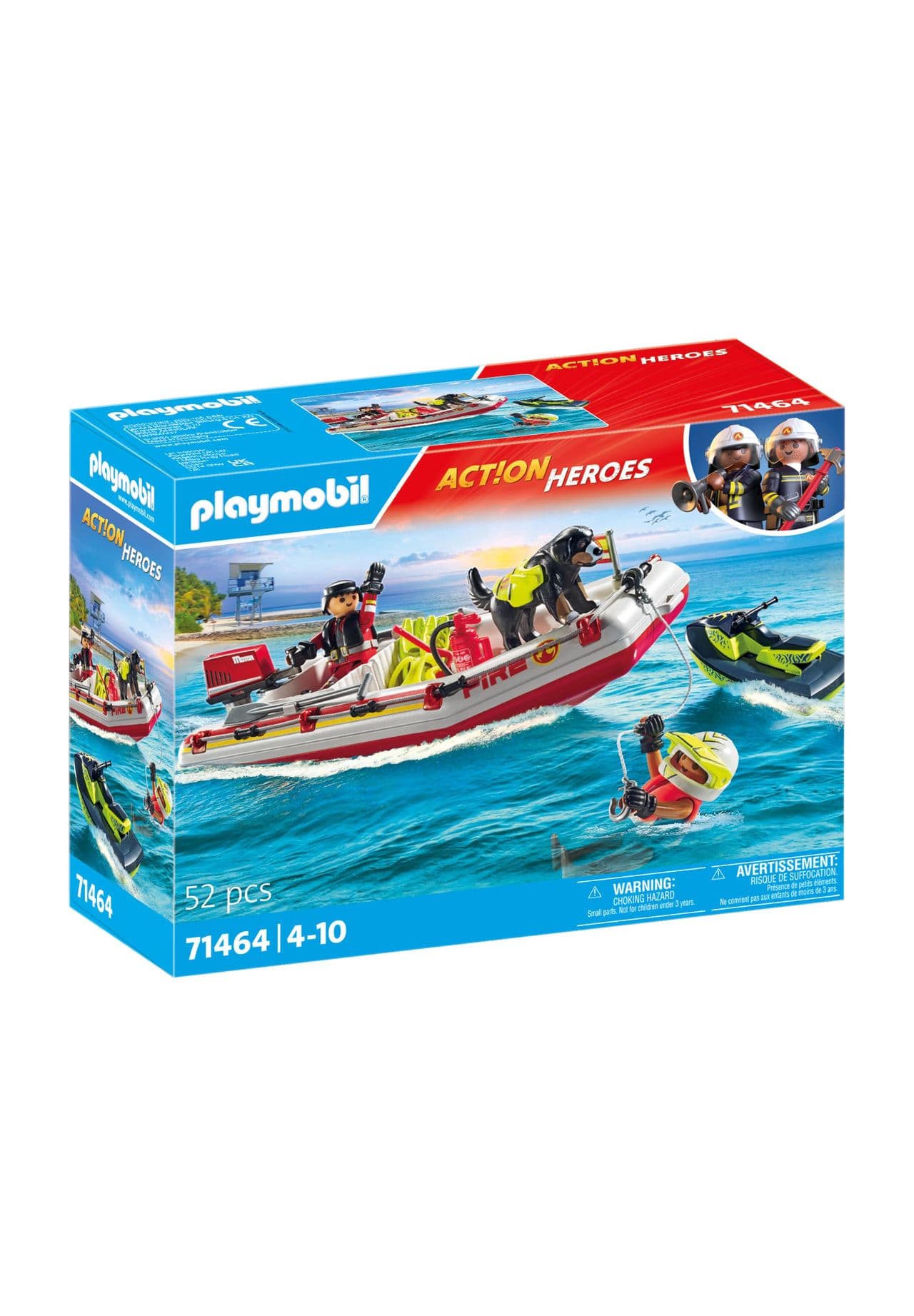 Act!on Heroes - Feuerwehrboot mit Aqua Scooter