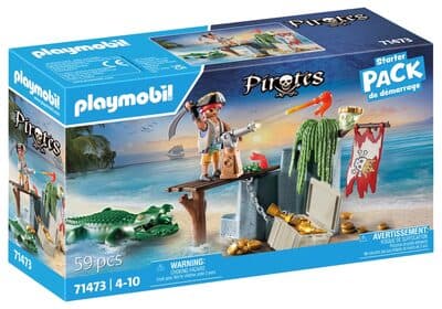 Pirat mit Alligator
