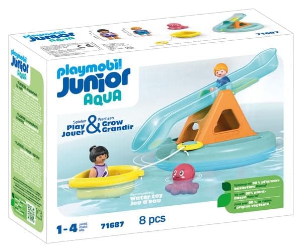 JUNIOR Badeinsel mit Wasserrutsche