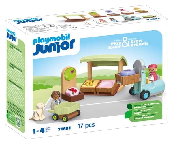 JUNIOR Bio-Marktstand & Gabelstapler