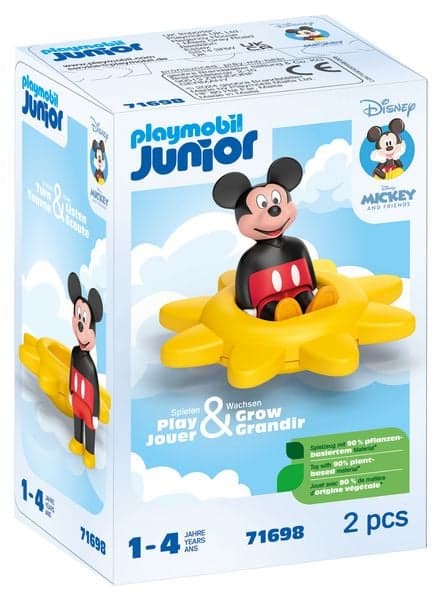 1.2.3 & Disney: Mickys Drehsonne mit Rasselfunktion