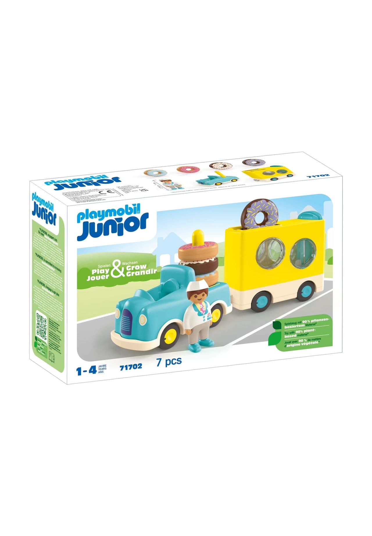 Junior - Verrückter Donut Truck mit Stapel- und Sortierfunktion 71702, BUNT, 99
