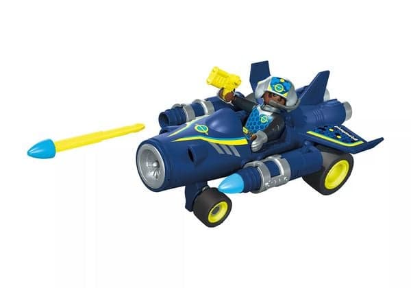 Rasender Space-Jet