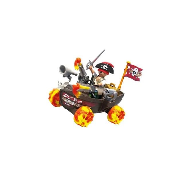 Rasendes Piratenboot