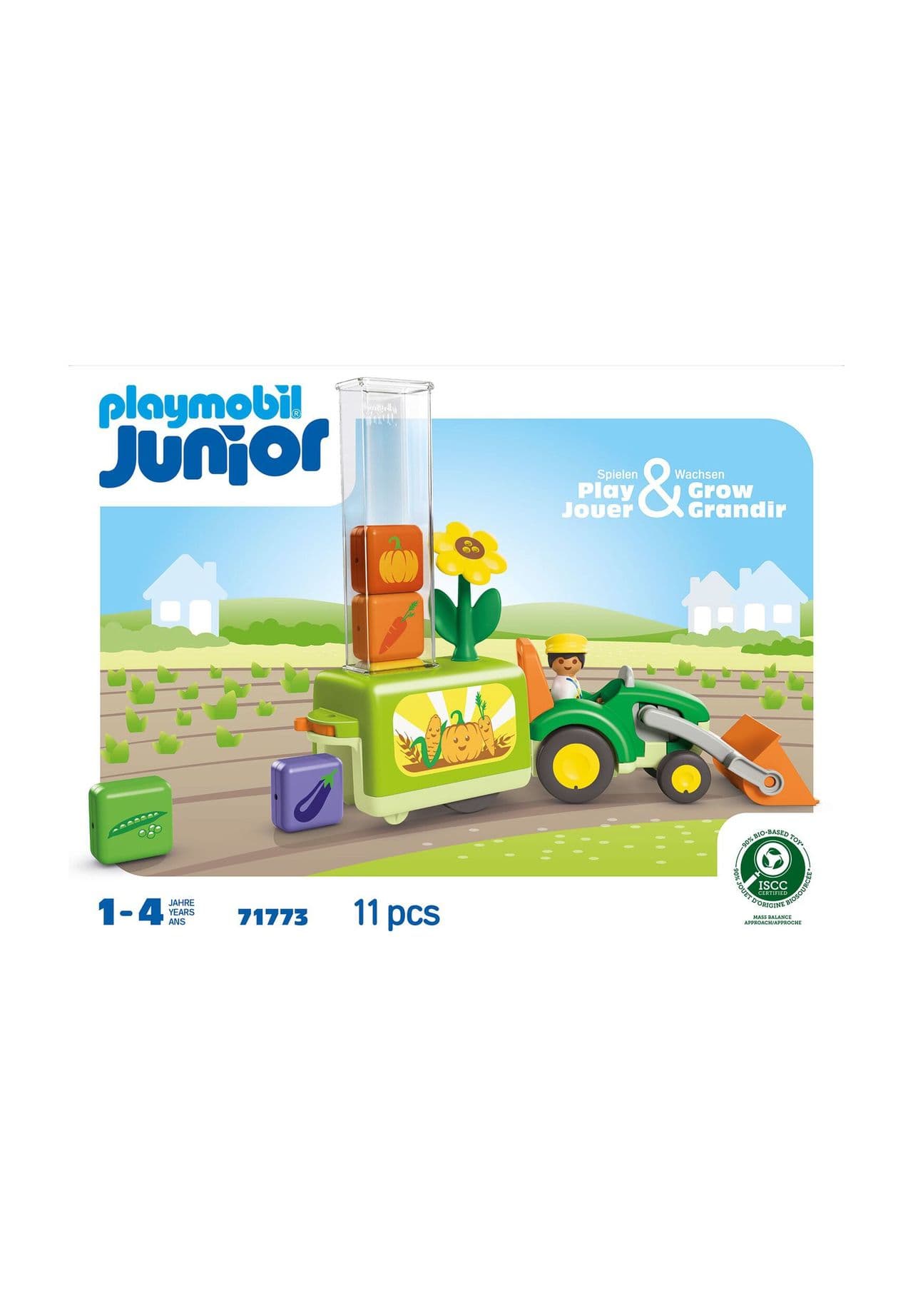 Junior - Traktor mit lustiger Pflanzmaschine 71773, 152 MEHRFARBIG, 99