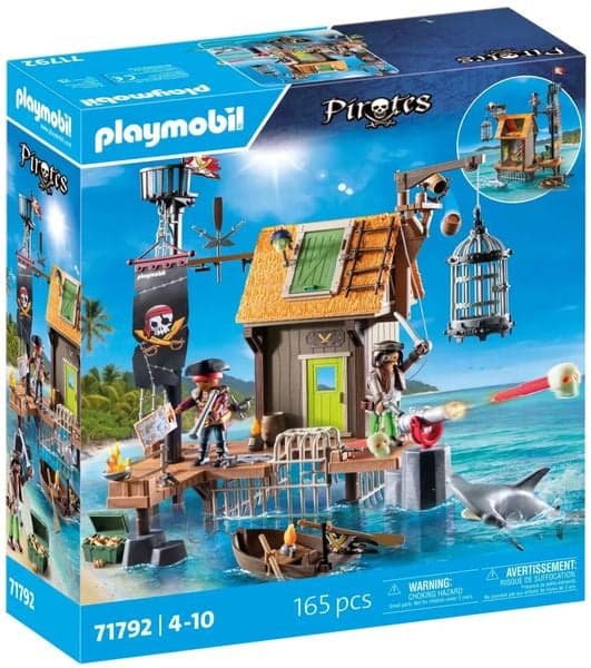 Piratenhafen mit Seeräuber-Gefängnis