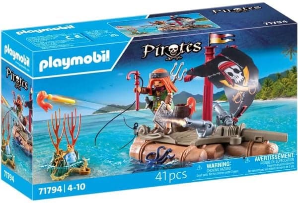 Schatzbergung auf Piratenfloss