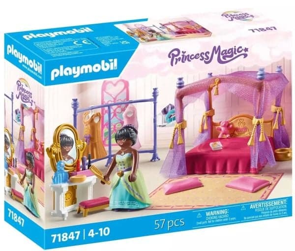 Prinzessinnen-Schlafzimmer mit Ankleide