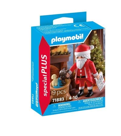 Weihnachtsmann mit Wunschzettel