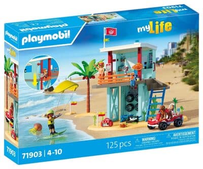 Rettungsturm mit Beach buggy