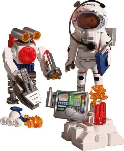 ESA: Astronaut mit Roboter